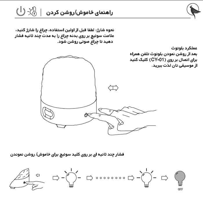 چراغ صوتی(اسپیکر) مدل نوا_برند شی کاریزما